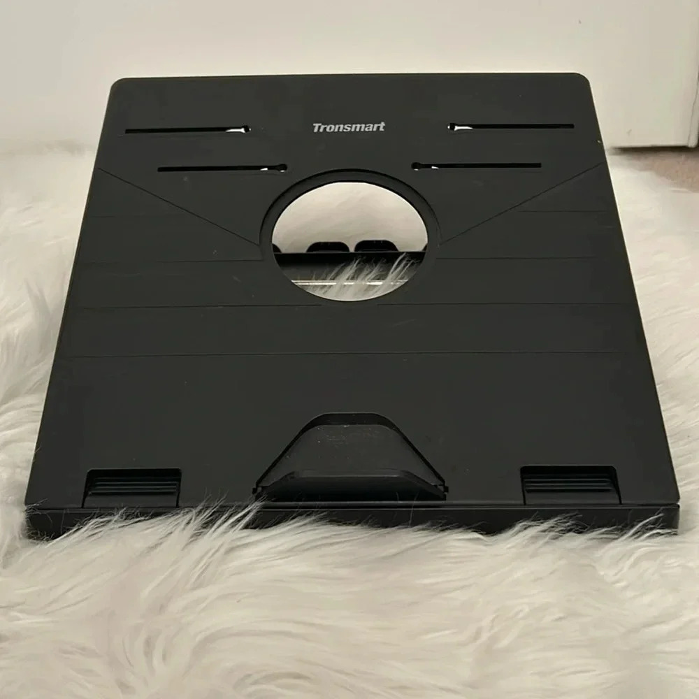 Tronsmart plastic adjustable black laptop stand
